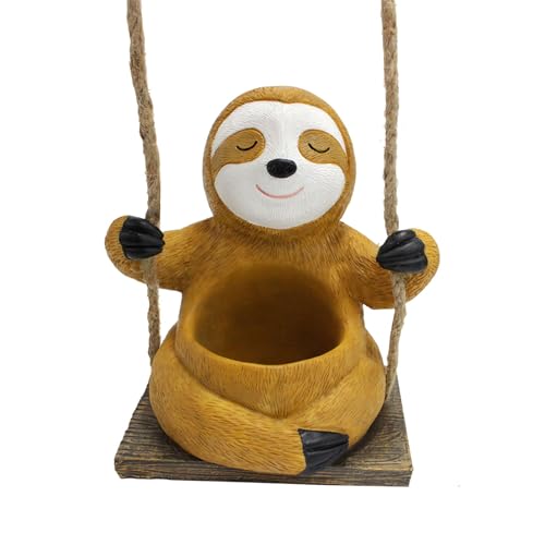 JUNNASALIKER Faultiere Swing Pflanzer Arrangement Hanging Swing Hängematte Pflanzer Futtel Statue Pflanzer Schwungfaultiere Hängende Korb Pflanzer Hängen JUNNASALIKER Faultiere Swing Pflanzer Arrangement Hanging Swing Hängematte Pflanzer Futtel Statue Pflanzer Schwungfaultiere Hängende Korb Pflanzer Hängen von JUNNASALIKER