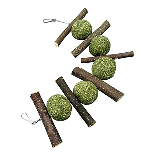 JUNNASALIKER Kaninchenkauen Spielzeuggraskugeln Holzstangen Kleine Tierische Zähne Schleifspielzeug Für Hamster Meerschweinchen Rennmäuse Ratten Spielen JUNNASALIKER Kaninchenkauen Spielzeuggraskugeln Holzstangen Kleine Tierische Zähne Schleifspielzeug Für Hamster Meerschweinchen Rennmäuse Ratten Spielen von JUNNASALIKER