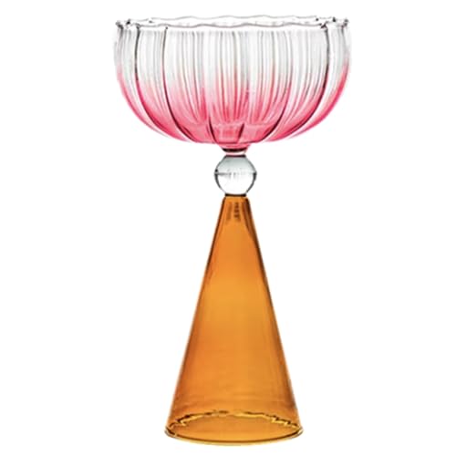 Küchenglaswares Bunte Cocktailbecher Kreativer Weinbecher Einzigartiger Blumenbecher Getränkekassen Für Jede Umgebung Geeignet von JUNNASALIKER