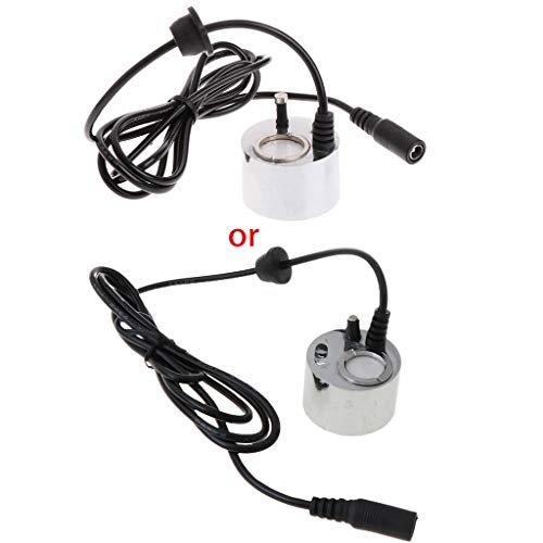 JUNNASALIKER Nebelmacher Fogger Water Fountain Teich Nebelmaschine Zerstäuber Luftbefeuchter Mit Rotem LED Licht Für Büro Home Aquarium von JUNNASALIKER