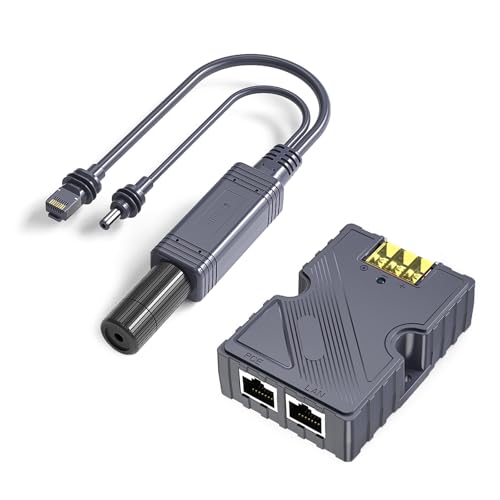 JUNNASALIKER RJ45 passive Power Over Ethernet Injektoren Power Over Ethernet Netzwerkadapter RJ45 Netzwerkadapter von JUNNASALIKER