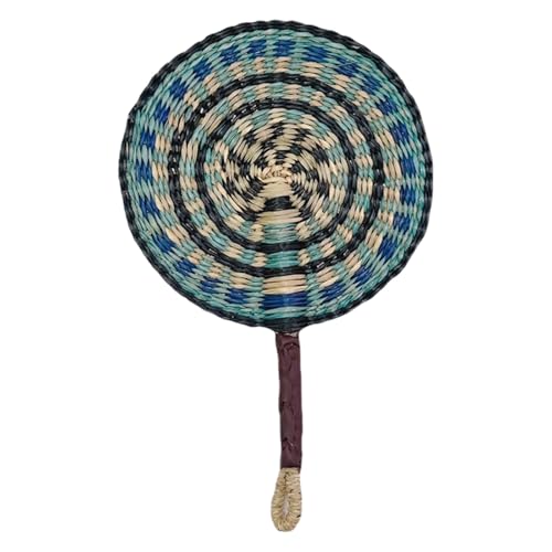 JUNNASALIKER Seetangwebfan Nordic Hand Wobend Afrikaner Fan Tragbarer Handheld Strohfan Für Party Wanddekoration von JUNNASALIKER