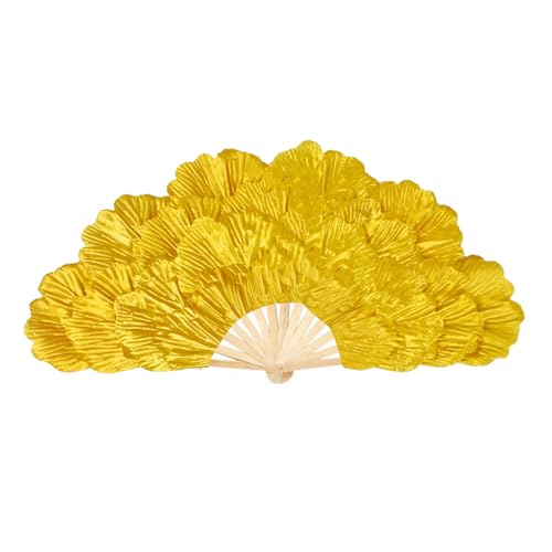 JUNNASALIKER Übergroße Peony Blütenblattfan Für Tanzshows Und Feste Event Dekorative Multilayer Flower Dancing Handheld Fan von JUNNASALIKER