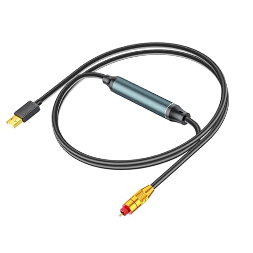 JUNNASALIKER USB A Zu Glasfaser Sound SPDIF Anschlussverbindungskonverterkabel Für Die Laptop Verbindung Mit Stabilen Signalenübertragung JUNNASALIKER USB A Zu Glasfaser Sound SPDIF Anschlussverbindungskonverterkabel Für Die Laptop Verbindung Mit Stabilen Signalenübertragung von JUNNASALIKER