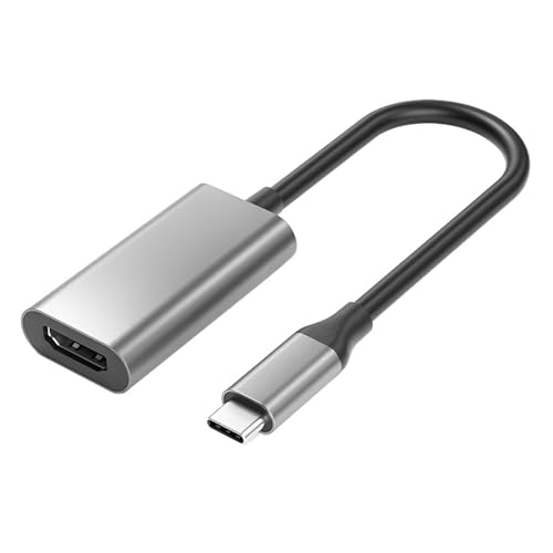JUNNASALIKER USB C Zu HDTV Adapter 4K HDTV Zu USB C Adapter Digitalkonverter Für Tablets Switches Monitore Laptop Zubehör von JUNNASALIKER