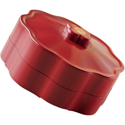 Kunststoff Snacks Organisator Elegante Süßkasten Trockener Obst Lagerbehälter Mit 5 Fächern Hausorganisation Vorräte von JUNNASALIKER