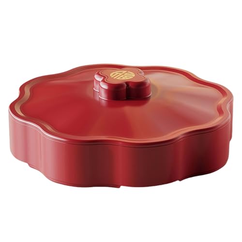 Kunststoff Snacks Organisator Elegante Süßkasten Trockener Obst Lagerbehälter Mit 5 Fächern Hausorganisation Vorräte von JUNNASALIKER