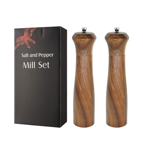 Manuelles Holzsalze Und Gewürze Mühle Set Ein Verstellbarer Schleifmechanismus Funktionales Holz Paprika Mühle Praktisches Schleifwerkzeug Manuelles Holzsalze Und Gewürze Mühle Set Ein Verstellbarer Schleifmechanismus Funktionales Holz Paprika Mühle Praktisches Schleifwerkzeug von JUNNASALIKER