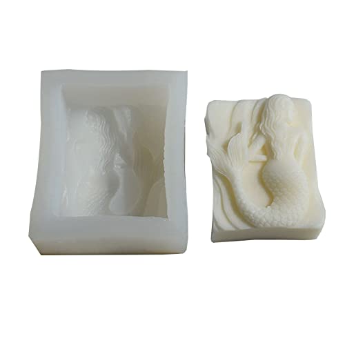 Meerjungfrau Kerzenform Für Kerzenherstellung Kerzen Silikonform Harzschmuck Epoxidform Zum Herstellen Von Kerzenseifenhandwerk von JUNNASALIKER