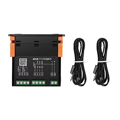 Mehrzweck KWS CH302 Temperaturcontroller Thermoregulator Für Gewächshaus Mit Temperatursensor AC110-220V von JUNNASALIKER