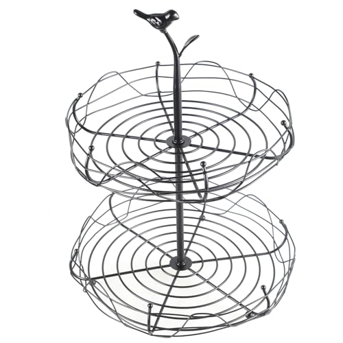 Metalldraht 2/3 Schicht Aufbewahrungskorb Obst Schüssel Eisen Arbeitsplatten Obstkorb Display Tablett Korb Leicht Zu Bedienen Metalldraht 2/3 Schicht Aufbewahrungskorb Obst Schüssel Eisen Arbeitsplatten Obstkorb Display Tablett Korb Leicht Zu Bedienen von JUNNASALIKER