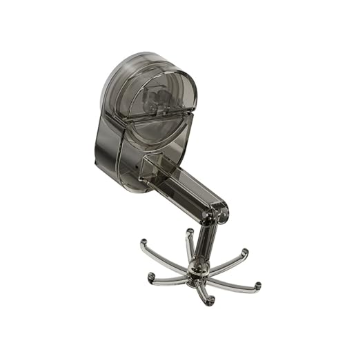 Multi Purpose Saugnapfkeke Mit 360 Grad Rotation Für Küchenbad Und Wohnzimmerzubehör Klar Grau von JUNNASALIKER