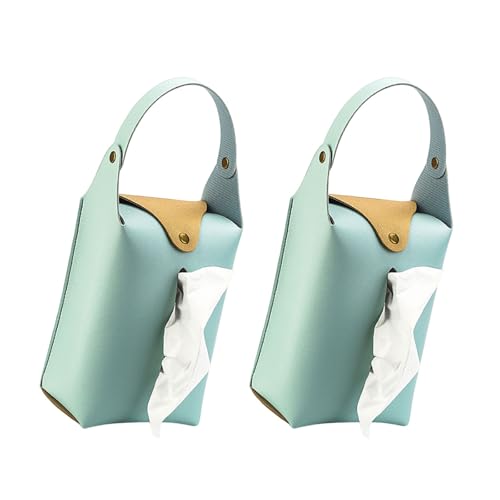 Packung Mit 2 PU Leder Tissue Papierhandtuch Nach Hause Und Auto Verwenden Stilvolle Küchenserviettenspender von JUNNASALIKER
