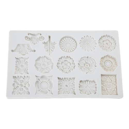 Relief Stone Green Bohnen Kuchen Zucker Kuchenform Fondant Kuchen Lebensmittel Silikonform Backwerkzeuge Schokolade Fondant Form von JUNNASALIKER