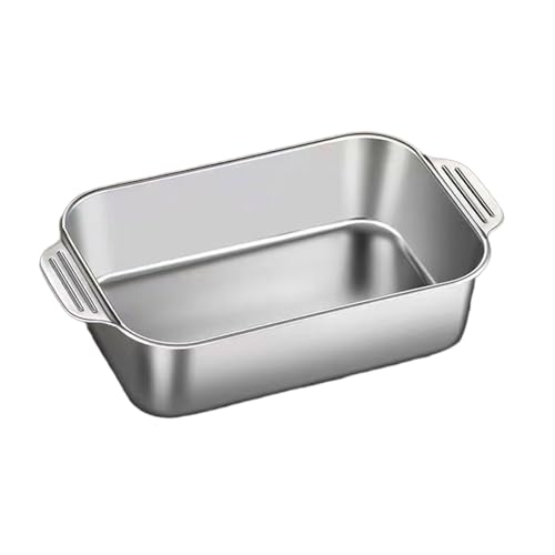 Röstschale Mit Großer Kapazitätsschale Röstplatte Küchenbackfressstahl Stahlmaterial Für Picknicks Freien Geeignet von JUNNASALIKER