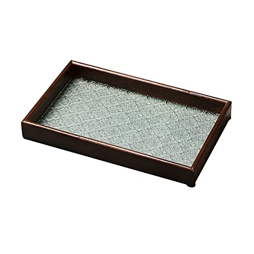 Rustikale Servierschale Vintage Herzstück Kerzenhalter Tabletts Rechteck Dekorative Platte Bauernhaus Tees Tablett Langlebig Rustikale Servierschale Vintage Herzstück Kerzenhalter Tabletts Rechteck Dekorative Platte Bauernhaus Tees Tablett Langlebig von JUNNASALIKER