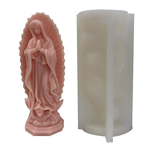 Santa Maria Statue Silikonform Schöne Duft Kerzenharz Formen 3d Gebet Statue Kuchenform Home Ornament Formen Santa Maria Statue Silikonform Schöne Duft Kerzenharz Formen 3d Gebet Statue Kuchenform Home Ornament Formen von JUNNASALIKER