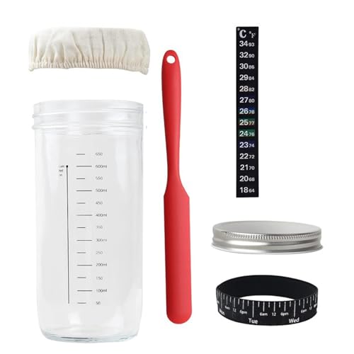 Sauerteig Starter Glas Glas Set Mit Brot Back Liefert Wege Mund Starter Teigtöpfe Für Brotherstellung von JUNNASALIKER