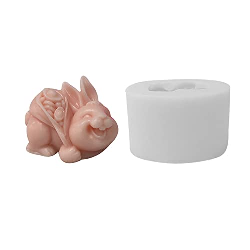 Schöne 3D Kaninchen Silikone Kerzenformen Nicht Seife Duft Seifenpflasterharze Formen Kerzenwerkzeug Making Werkzeug Einfach Zu Reinigen Schöne 3D Kaninchen Silikone Kerzenformen Nicht Seife Duft Seifenpflasterharze Formen Kerzenwerkzeug Making Werkzeug Einfach Zu Reinigen von JUNNASALIKER