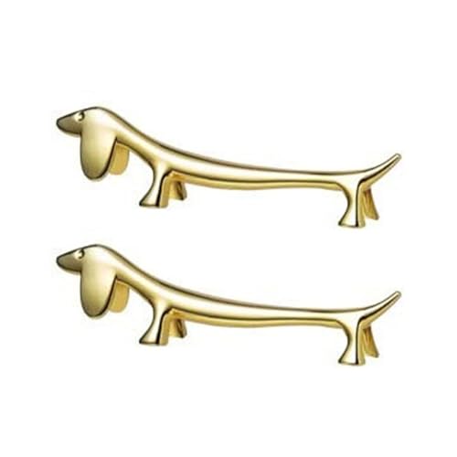 Set Von 2 Dackel Essstäbchenstäbchen Stiftstäbchen Haltbarer Legierung von JUNNASALIKER