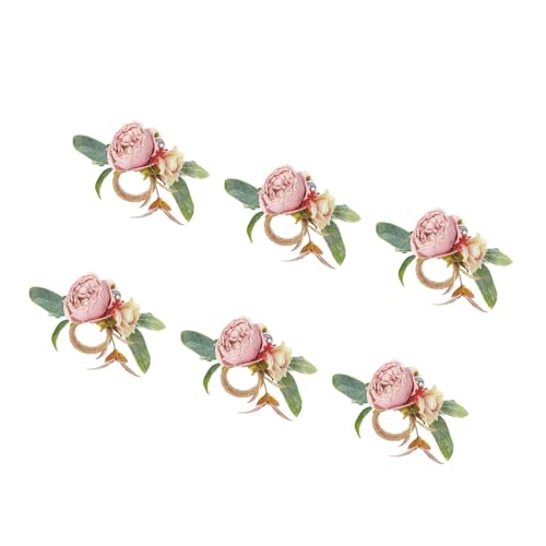 Set Von 6 Frühlingsblumen Serviettenhaltern Ringe Mehrzweck Für Bankette Versammlungen Oder Als Heimdekoration Set Von 6 Frühlingsblumen Serviettenhaltern Ringe Mehrzweck Für Bankette Versammlungen Oder Als Heimdekoration von JUNNASALIKER