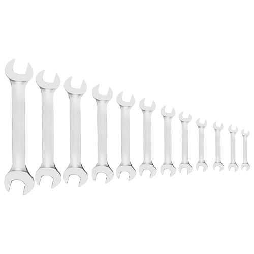Set mit 4 / 12 dünnen Doppelmaulschlüsseln, Stahlschlüssel, Doppelmaulschlüssel für enge Schrauben-Ergonomie Set mit 4 / 12 dünnen Doppelmaulschlüsseln, Stahlschlüssel, Doppelmaulschlüssel für enge Schrauben-Ergonomie von JUNNASALIKER