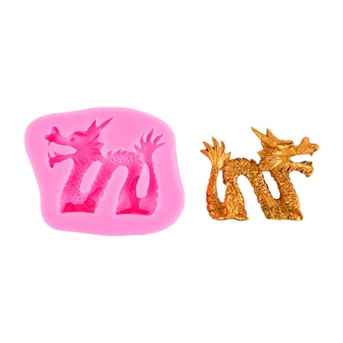 Silikon Backform Dessert Formen Zarte Fondantform Drachenform Schokoladen Dessertform Silikon Backgadget von JUNNASALIKER