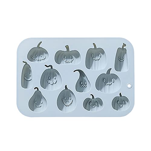 Silikon Schokoladen Fondant Dekorationen Formen Süße Halloween Backform Wiederverwendbare Süßigkeitenschalen Silikonformen von JUNNASALIKER