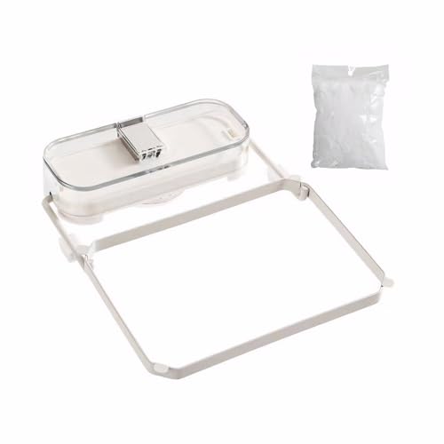 Spülbeckensieb Mit 100 Stück Filternetzbeutel Saugbecher Spüle Sink Rack Spüle Filterhalter Futterfänger von JUNNASALIKER