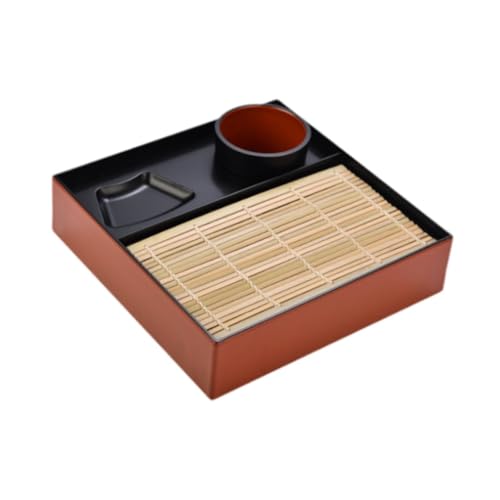 Square Serving Tably Für Sushi Udon Soba Konkave Saucehalter Robustes Plastikgeschirr Für Partys Restaurants Küchen von JUNNASALIKER