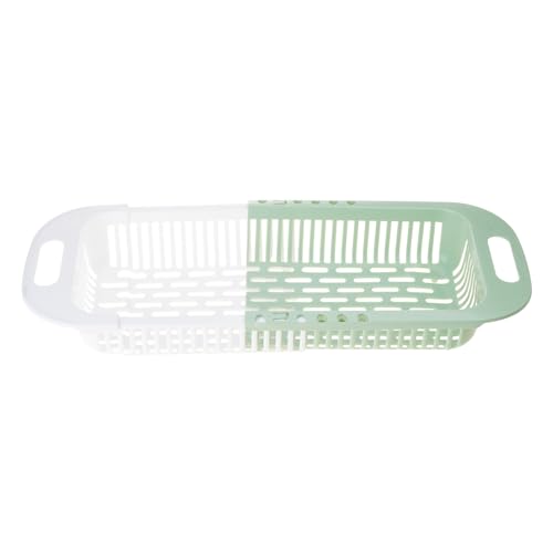 Über Dem Waschbecken Colander Plastiksieb Korb Für Obst Und Washige Wasserdichte Küchengerichtspeicherregal Über Dem Waschbecken Colander Plastiksieb Korb Für Obst Und Washige Wasserdichte Küchengerichtspeicherregal von JUNNASALIKER