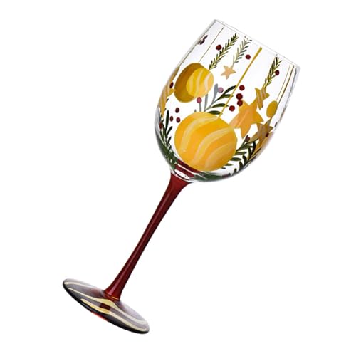 Weihnachtsmotivstemwares Weinglas Elegant Hohe Stielgetränke Trinkbecher Dekorative Getränke Für Partygebrauch von JUNNASALIKER