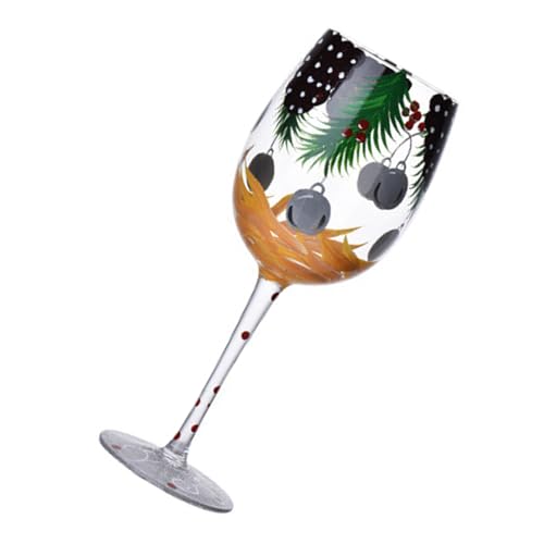 Weihnachtsmotivstemwares Weinglas Elegant Hohe Stielgetränke Trinkbecher Dekorative Getränke Für Partygebrauch von JUNNASALIKER