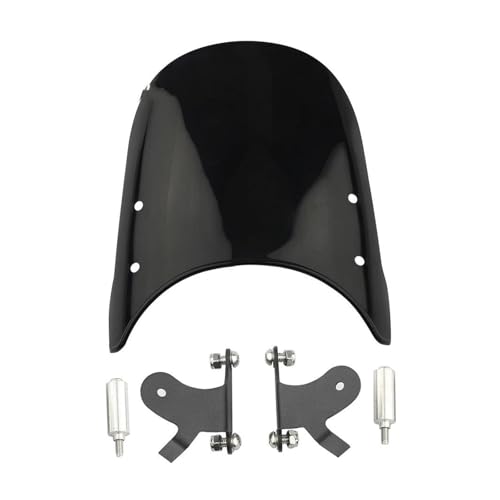 JUNOOS Windschutzscheiben-Windabweiser Für CB125R CB150R CB250R CB300R 2018-2023 Motorradzubehör(Schwarz) von JUNOOS