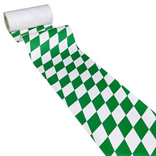 JUNOPAX Papier-Tischläufer 50m x 0,20m Raute grün-weiß, nass- und wischfest JUNOPAX Papier-Tischläufer 50m x 0,20m Raute grün-weiß, nass- und wischfest von JUNOPAX