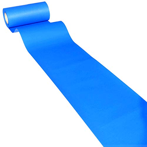 JUNOPAX 50m x 0,20m Papier Tischband blau von JUNOPAX