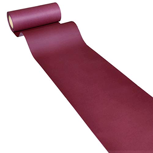 JUNOPAX 50m x 0,20m Papier Tischband weinrot von JUNOPAX