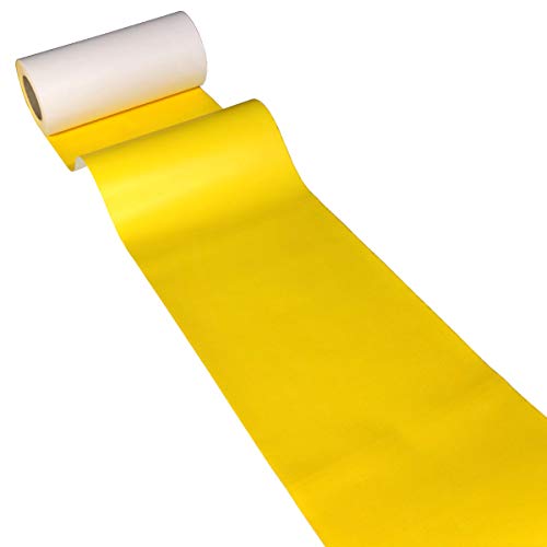 JUNOPAX 50m x 0,20m Papiertischband Sonnen-gelb von JUNOPAX