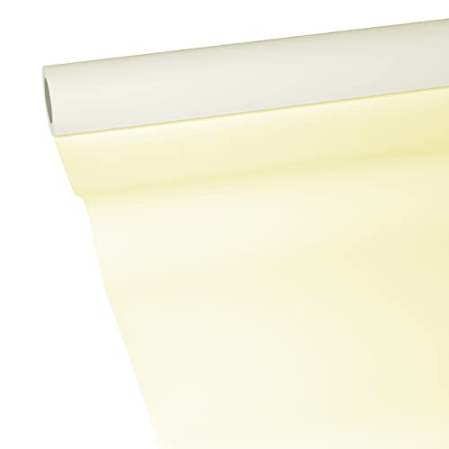 JUNOPAX Papiertischdecke 50m x 0,75m Creme, nass- und wischfest von JUNOPAX