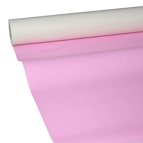 JUNOPAX 50m x 1,00m Papiertischdecke rosa von JUNOPAX