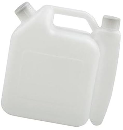 JUNPIY 1,0 l weißer 2-Takt-Öl-Benzin-Kraftstoff-Mischflaschentank, for Trimmer, Kettensäge, Werkzeuge, Teile, Küchenhelfer-Zubehör Tankdeckel von JUNPIY