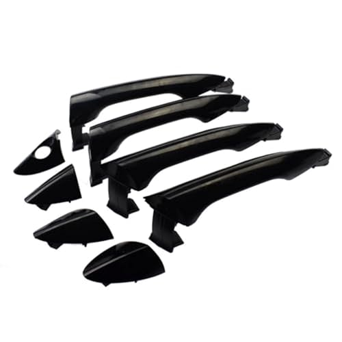JUNPIY Äußerer Türgriff vorn hinten links rechts, for Elantra, 2013-2014, for Elantra, Coupe 826623X020 2011-2016(BLACK A Set 4 Pcs) von JUNPIY