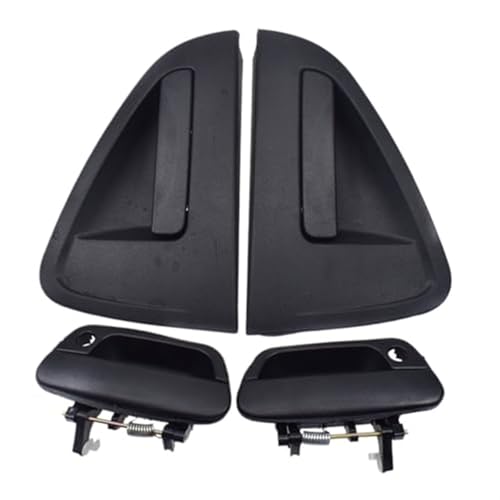 JUNPIY Außentürgriff außen schwarz vorne hinten links rechts, for Chevrolet Spark 95964944 95964943 95987921 95987920 2013-2015(BLACK A Set 4 Side) von JUNPIY