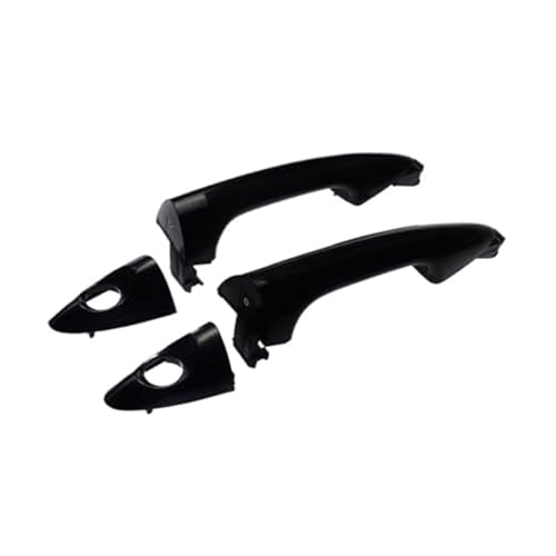 JUNPIY Außentürgriffsatz vorne hinten links rechts 826511R000, for Accent 1.6L L4 2012 2013 2014 2015 2016 2017(BLACK Front Set) von JUNPIY