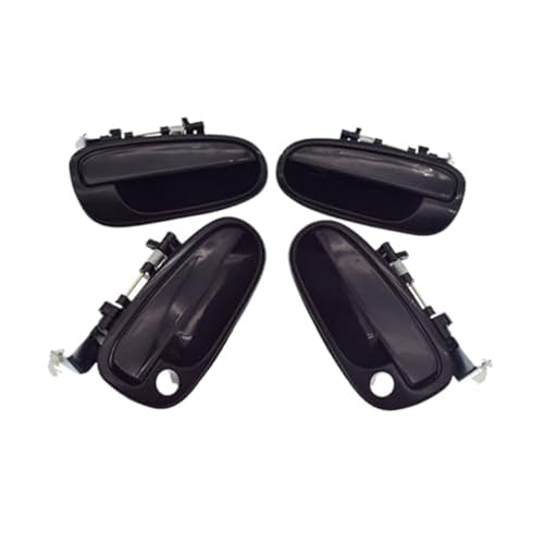 JUNPIY Auto Außentürgriff Schwarz, for Matrix, for Lavita 2001 2002-2010 82660-17000 82650-17000 83660-17000 83650-17000(BLACK A Set 4 Side) von JUNPIY