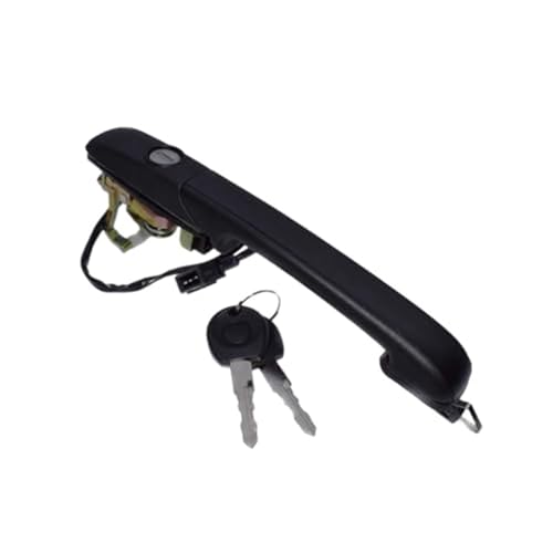 JUNPIY Auto-Außentürgriffe schwarz mit Schlüsseln, for Passat, B4 3A0839205A 3A0839206A 3A0837207C 3A0837208C 1994 1995 1996 1997(BLACK Front Left) von JUNPIY