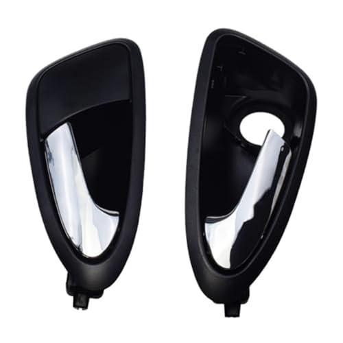 JUNPIY Autoinnenraum-Innentürgriffsatz 6J1837113A 6J1837114A 6J4839114A, for Seat, Ibiza 1.2 .4L1.6L .0L 2009-2017(BLACK Front Left Right) von JUNPIY