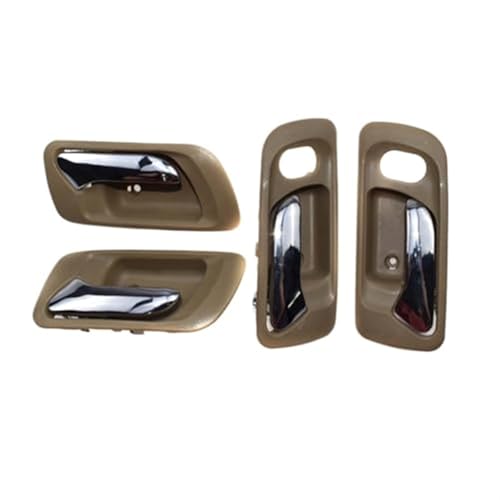 JUNPIY Beigefarbener Türinnengriff vorne hinten links rechts, for Accord, Odyssey 3.5L 2. L3.0 72125S0XA21ZB,72660S84A01ZB 1998-2002(A Set 4 Sides Beige) von JUNPIY