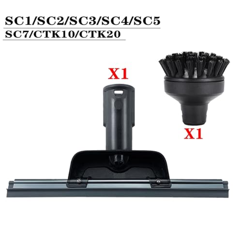 JUNPIY Dampf Staubsauger SC2 SC3 SC7 CTK10 Leistungsstarke düse Reinigung Pinsel kopf Spiegel Werkzeug pinsel Ersatzteile Zubehör Dampfreiniger-Zubehör(Braun) von JUNPIY