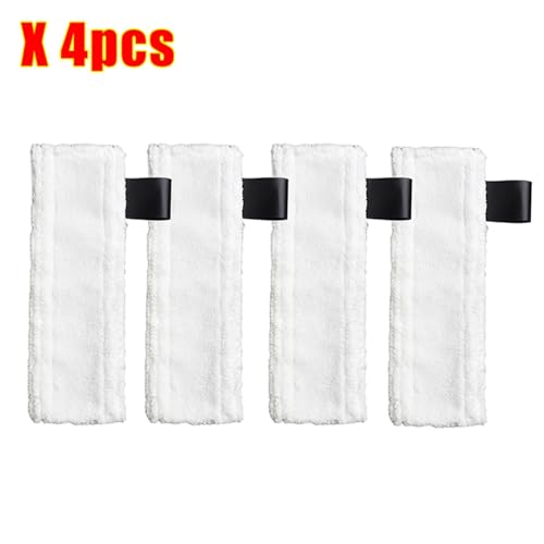 JUNPIY Ersatz Dampfreiniger Bodenwischer Tuch Abdeckung Lumpen Pads Easyfix SC1 SC2 SC3 SC4 SC5 Staubsauger Ersatzteile Dampfreiniger-Zubehör(4pcs) von JUNPIY